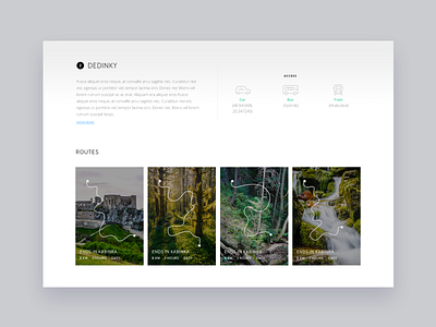 beautifulslovakia - travel web clean minimal mountain nature path plan slovakia travel trip ui ux white