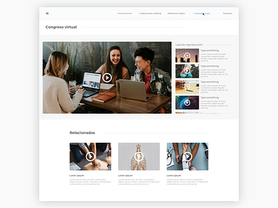 Page video landing page landing page design medical ui user ux video web