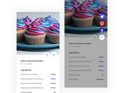 010 Social Share - #dailyui 010 adobe cc adobe xd app daily ui daily ui 010 design interface interface design ios iphone iphone ui iphone x madewithadobexd mobile app social ui ui ux