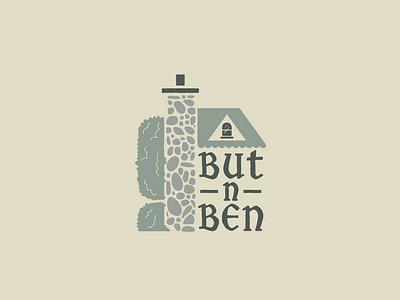 BUT 'N' BEN Logo hand drawn logo