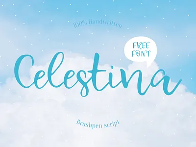 Celestina Free Font download download free font font free script typography