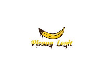 Pisang Legit banana brand branding chocolate design flat identity illustration logo shop vector