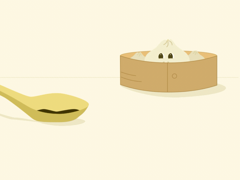 Jumping Dumpling animated animation dumpling dumplings illustration motion motion animation