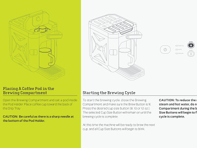 OXX COFEEBOXX design line drawing technical drawing