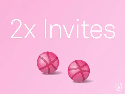 2 dribbble invites dribbble best shot invitaion