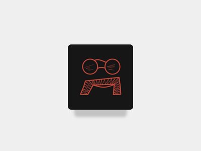 App Icon app appicon brand daily100 dailyui dailyui005 icon illustration logo logodesign mustache sunglasses ui uidesign ux