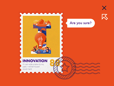 stamp_i design illustration