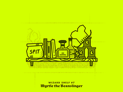 Wizard Shelf #7 fanart illustration illustrator vectober vector video game west of loathing