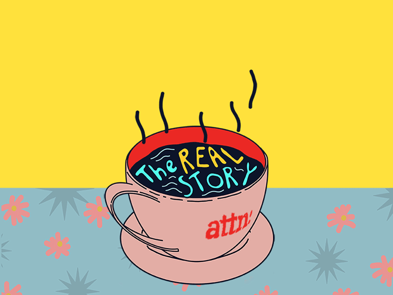 The Real Story animation illustration