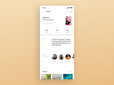 New Shot app card ui ux