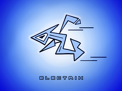 Electrix abstract design dribbble flat graphic design illustration