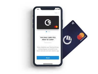 Curve - Onboarding redesign app fintech icon ios iphone mobile portfolio ui ux