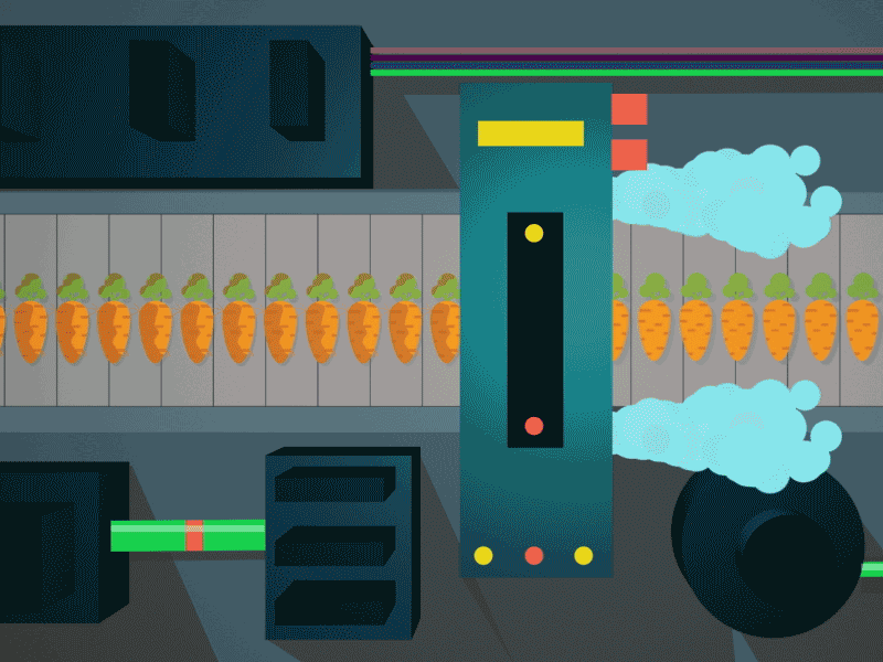 Factory after effects animation ilustrator