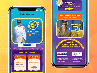 Big Billion Days Intrigue Page 1 bbd big billion days bollywood celebrity design ecommerce flipkart illustration india landing page sale sale flyer shopping ui