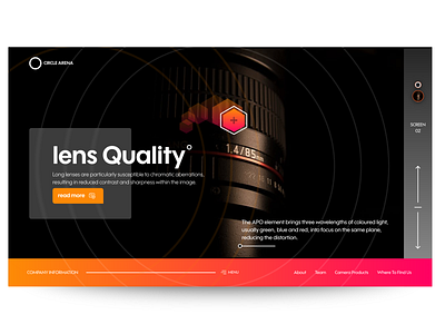 Camera Lens Web Ui Design camera design lens ui design we design web web design