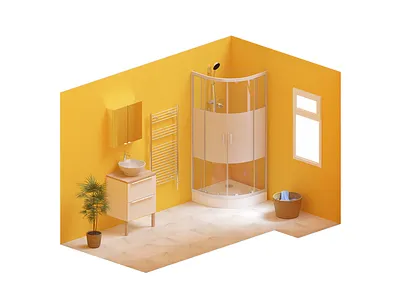 3D Render 3d 3d art 3d artist 3d model 3d models 3d render 3d rendering 3d room bathroom dimetric dimetric render interior interior design render rendered renderer software visual art visualisation visualiser