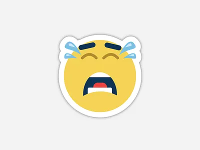 Despair Sticker illustration sticker