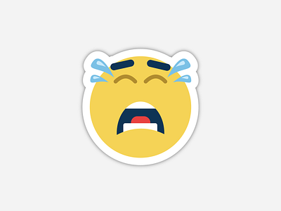 Despair Sticker illustration sticker