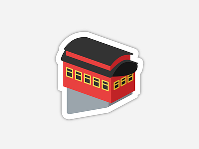 Incline Sticker illustration sticker