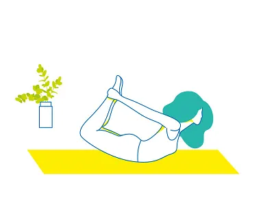 Yoga illustration vector yoga