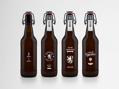 Beer Label design illustration