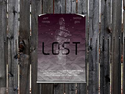 Lost Movie Concept concept concept design design icon identity illustration lost movie poster posterdesign typography