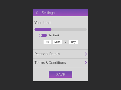 007 Settings app box daily 100 daily 100 challenge dailyui design flat icon illustration mockup phone settings settings page ui ux vector