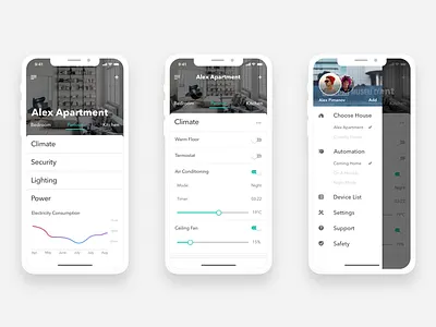 smarthome app ios smarthome iphone ux ui app