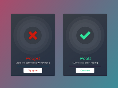 Flash Message - DailyUI #011 adobe xd dailyui design error message mockup popup success ui
