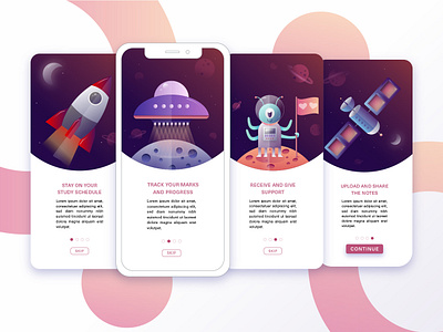 Onboarding UI app illustration onboarding ui ui ux