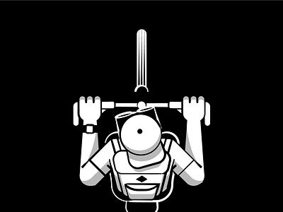 flowing adventure biker creative break flowing inktober october