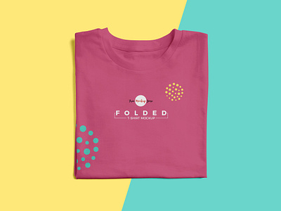 Free Folded T-Shirt Mockup PSD branding free free mockup free psd mockup freebie freebies mockup mockup free mockup psd mockup template psd psd mockup tshirt mockup