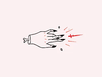 Lady Gray branding design halloween hand icon illustration logo magic personal brand spell witchy