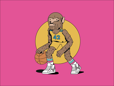 Teen Wolf 80s basketball film halloween illustration pink teen teen wolf vector wolf