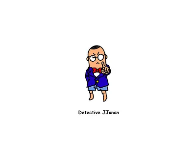 Detective Series anyway character conan detective illustration