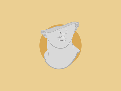 Inktober- Day 10- Statue adobe adobe illustrator challenge design flat graphic design icon illustration illustration design illustrator inktober inktober2018 minimal statue vector