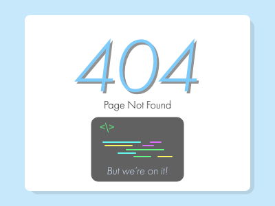 008 404 008 100daysofui 404 colour dailychallenge dailyui page not found ui ux version 1