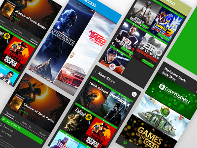 Xbox Customized App animation app design game app principleapp sketch ui ui animation ux xbox