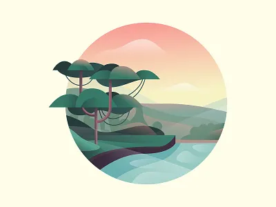 Nature animation app art branding character design download editorial flat graphic icon icons illustration minimal simple texture typography ui ux vector