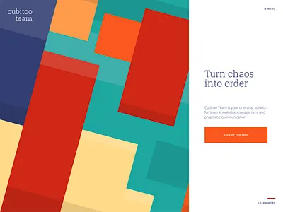 Cubitoo Team teaser app black blue brand branding corporate corporate identity design flat illustration red teaser type typography ui ui ux ux vector web website