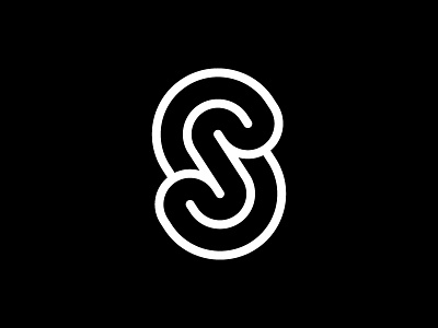 S letter logo logotype mark monogram s symbol typography