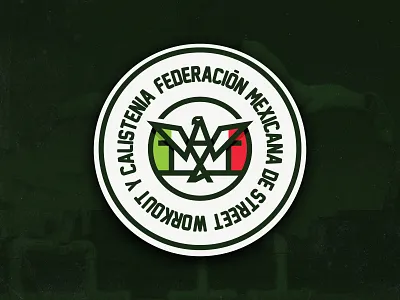 FMSWC: Federación Mexicana de Street Workout y Calistenia bars brand calisthenics design eagle excercise gym gym logo illustration logo mark mexico street streetworkout strength typography workout workouts