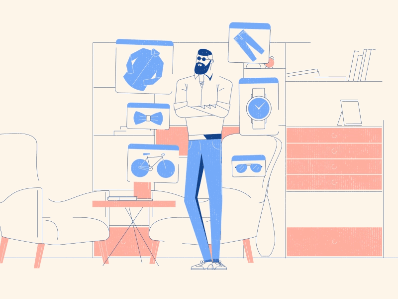 You and Your Personal Style accessories e commerce explainer explainer video gif measurements outfitter shirt size style