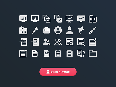 Nav and general UI icons iconography icons ui