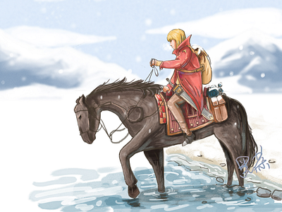Knight cg illustration