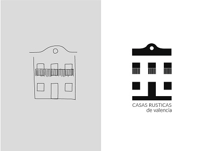 Real Estate Logo #Valencia architecture casa de pueblo immobilaria logo minimal logo real estate logo valencia