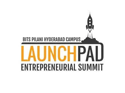Launchpad E-Summit Logo Design bits campus entrepreneur hyderabad illustrator launchpad logo logo design pilani summit