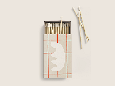 Matchbox collateral grid matchbox matches mockup packaging red restaurant