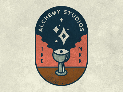 Alchemy Studios Logo alchemy cup eye stars