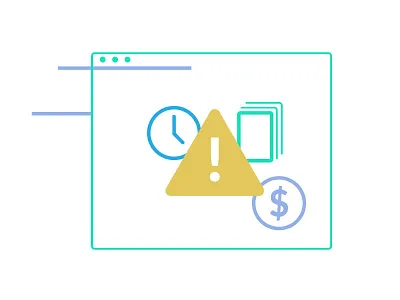 Platform Warning art design illustration ui design ux vector web design